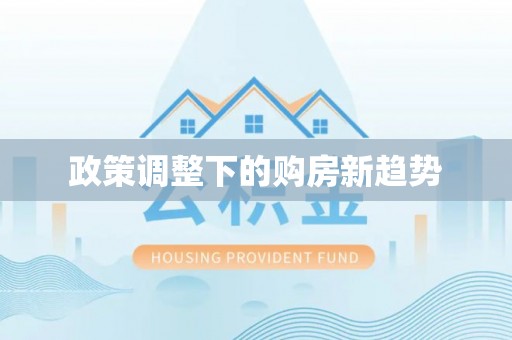 源汇政策调整下的购房新趋势