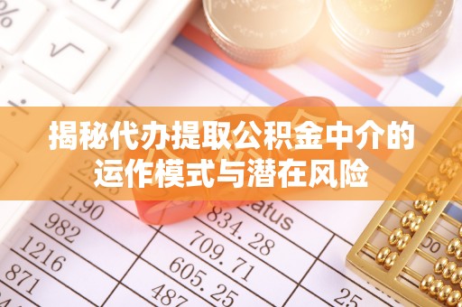 源汇揭秘代办提取公积金中介的运作模式与潜在风险