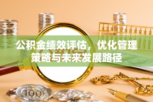 源汇公积金绩效评估，优化管理策略与未来发展路径