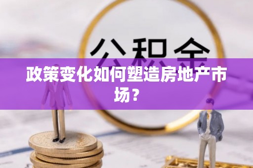 源汇政策变化如何塑造房地产市场？