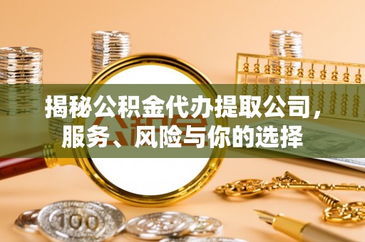 源汇揭秘公积金代办提取公司，服务、风险与你的选择