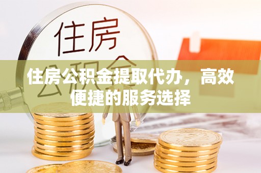 源汇住房公积金提取代办，高效便捷的服务选择