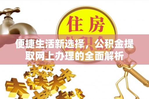 源汇便捷生活新选择，公积金提取网上办理的全面解析