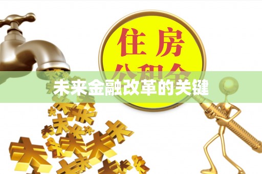 源汇未来金融改革的关键