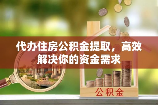 源汇代办住房公积金提取，高效解决你的资金需求