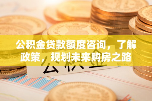 源汇公积金贷款额度咨询，了解政策，规划未来购房之路