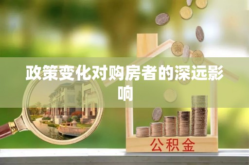 源汇政策变化对购房者的深远影响