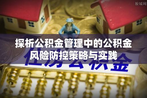 源汇探析公积金管理中的公积金风险防控策略与实践