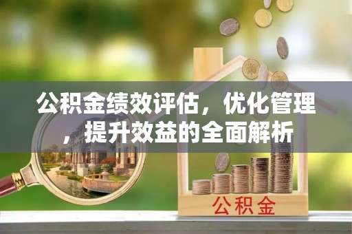 源汇公积金绩效评估，优化管理，提升效益的全面解析