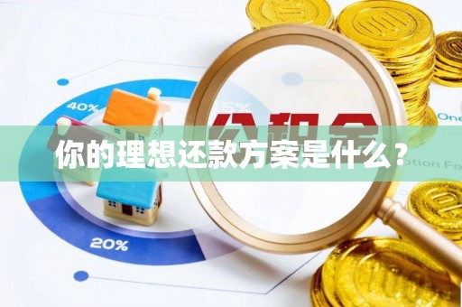 源汇你的理想还款方案是什么？