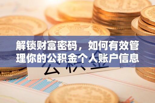 源汇解锁财富密码，如何有效管理你的公积金个人账户信息
