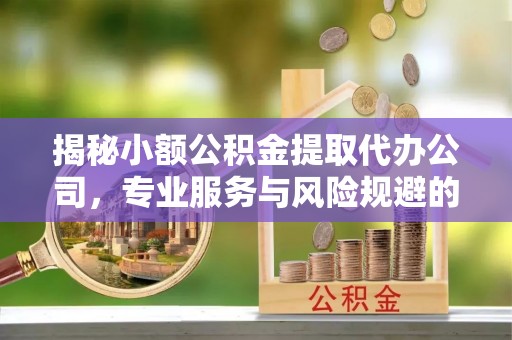 源汇揭秘小额公积金提取代办公司，专业服务与风险规避的平衡艺术