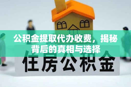 源汇公积金提取代办收费，揭秘背后的真相与选择